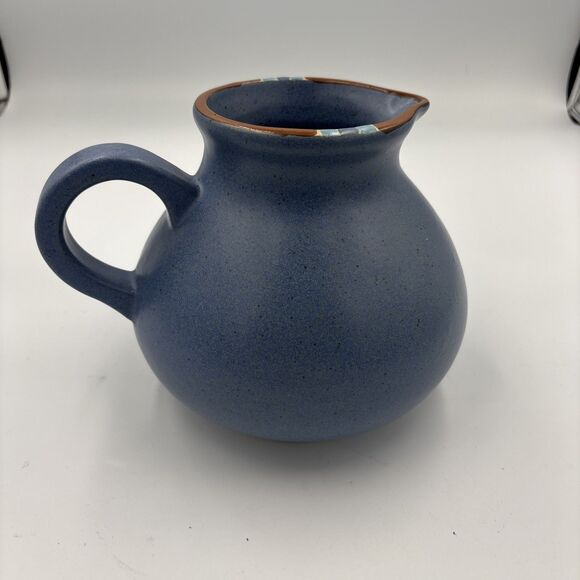 DANSK Mesa Sky Blue 48oz Pitcher Southwestern Style Excellent Portugal Pottery - Picture 4 of 6